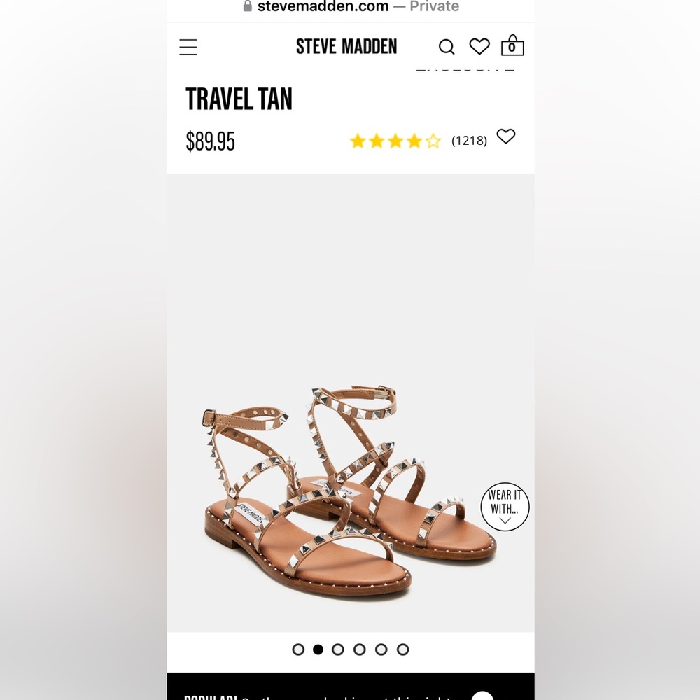 Steve Madden sandals size 9.5